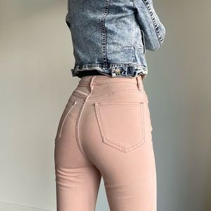 Topshop dusty pink skinny jeans Size W28 L30